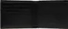 An open black wallet with multiple card slots. Voir les images du produit