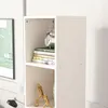 Bibliothèque, blanche, haute, classeurs, bureau, salon, Voir les images du produit 4