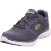 A single gray Skechers Flex Advantage 4.0 shoe is shown against a white background. Náhled obrázku produktu