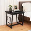 Table d'appoint carrée COSTWAY, table basse aspect marbre Voir les images du produit 4