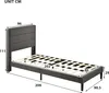 MODFU Polsterbett Einzelbett 90x200cm Leinen Jugendbett mit Produktbild-Vorschau 6