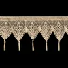 Eurofirany Scheibengardine Beige Spitzen Deko 30x150 cm Produktbild-Vorschau 3