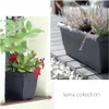 Květináč TERRA hranatý 37 cm - barva: antracit Voir les images du produit 6