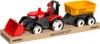 ECO MultiGO Červený traktor Zetor s radlicí, vlek, Igráček Náhled obrázku produktu 1
