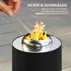 Misa paleniskowa Outsunny Ø16x25cm ze stali nierdzewnej z Podgląd zdjęcia produktu 6