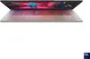 A top-down view of an open laptop with a colorful wallpaper on the screen. Anteprima dell’immagine prodotto