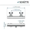 Rubinetto doccia SCHÜTTE con termostato LONDON 5,5 cm Anteprima dell’immagine prodotto 19