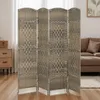 HOMCOM Parawan, 4-częściowy, 180 x 180 cm, przegroda do Podgląd zdjęcia produktu 9