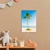 MuchoWow® Poster Eine einsame Palme am Strand 20x30 cm - Produktbild-Vorschau 6