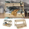 Etagenbett Vitalispa Everest Naturholz 120x200 / 80x200 cm Produktbild-Vorschau 2