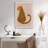 Gerahmtes Poster - Rahmen in heller Eiche - Panther Grafik Produktbild-Vorschau 6
