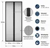 Fliegenvorhang 100 x 220 cm in Schwarz mit Magnetverschluss Produktbild-Vorschau 5