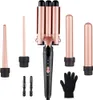 lockenstab 5 in 1, mit 3 Fässern, Pro Lockenstäbe für große Produktbild-Vorschau 1