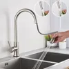 Rubinetto da Cucina Rea Fresh Nickel Brush Inox Anteprima dell’immagine prodotto 3