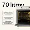 Klarstein Victoria, vstavaná elektrická rúra, 70 l, 50-250 Náhľad obrázku produktu 5
