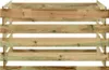 vidaXL Lamelový kompostér 120x120x70 cm Impregnované Náhled obrázku produktu 1