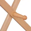 Relaxdays Wandgarderobe Holz, ausziehbare Garderobenleiste, Produktbild-Vorschau 8