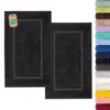 Lavea® 2er Set Badematte 50x80 cm, Badezimmerteppich 100% Produktbild-Vorschau 1