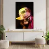 Lifestyle Cool Monkey Tier Wandbild Leinwandbild Deko Kunst Produktbild-Vorschau 3