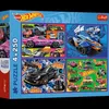 Puzzels 4x250 – Hot Wheels – Racewagens – Trefl 13312 Productafbeelding-voorbeeld 2