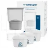 Wessper D2 BOROSILICATE Wasserfilterkanne 3 L Grau – Produktbild-Vorschau 1
