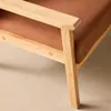 sweeek - Skandinavischer Sessel aus Holz und Cord - Braun Produktbild-Vorschau 4