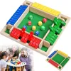 4-Spieler Shut The Box Holz Tisch Spiel Klassisch Produktbild-Vorschau 1