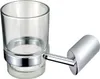 Design Becherhalter | Zahnputzbecher Edelstahl inkl. Glas | Produktbild-Vorschau 1