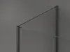 Mexen Kioto Walk-in Duschwand 8mm Schwarz/Grau 3-teilig Produktbild-Vorschau 5