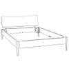 HASENA Lounge Designbett Spezia 20 weiß lackiert 140x200 Produktbild-Vorschau 7