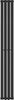 Radiateur tubulaire 'Nore' noir 180x24cm monocouche 484W Voir les images du produit 3