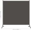 A diagram showing the dimensions of a room divider. Voir les images du produit