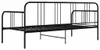 vidaXL Rám rozkladacej pohovky čierny kovový 90x200 cm Náhľad obrázku produktu 4