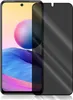 A privacy screen protector is shown placed over a smartphone screen. Produktbild-Vorschau