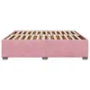 vidaXL Bedframe, roze, 200x200 cm, fluweel Productafbeelding-voorbeeld 4