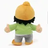 A plush toy of a character from the back, standing against a white background. Produktbild-Vorschau