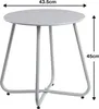 Beistelltisch Outdoor Gartentisch Balkontisch Runder Patio Produktbild-Vorschau 3