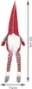 Dekorace figurka Vánoční dekorace skřítci látka 50cm 11425, Náhled obrázku produktu 2