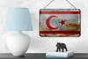 Blechschild Flagge Nordzypern 18x12cm Flag Rost Dekoration Produktbild-Vorschau 4