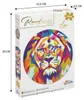 Puzzle Leone rotondo 1000 pezzi Anteprima dell’immagine prodotto 6