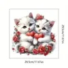GKA WC Deckel Aufkleber 2 Katzen mit Herz Love Produktbild-Vorschau 6