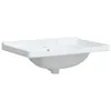 vidaXL Umywalka biała 71x48x23 cm prostokątna ceramiczna Podgląd zdjęcia produktu 4