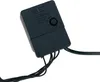 A close-up of a black control box for Christmas lights. Podgląd zdjęcia produktu