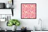 MuchoWow® Gerahmtes Poster Sommer - Rosa - Muster 40x40 cm Produktbild-Vorschau 3