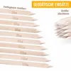 Holzpflöcke Hartholzpfähle 30cm - 25mmx25mm (25 Stk.) Produktbild-Vorschau 2