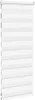 vidaXL Dvojitá roleta Biela 55x100 cm Šírka látky 50,9 cm Náhľad obrázku produktu 3