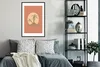 MuchoWow® MuchoWow® Gerahmtes Poster Palme - Pastell - Rot Produktbild-Vorschau 2