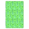 MuchoWow® Mauspad Mousepad Gitarre - Muster - Grün 40x60 cm Produktbild-Vorschau 1