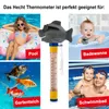 Poolthermometer mit Hai Motiv HECHT | Schwimmendes Produktbild-Vorschau 3