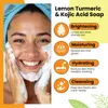 Paremmin Zitronen Kurkuma & Kojic Acid Seife – Turmeric & Produktbild-Vorschau 2